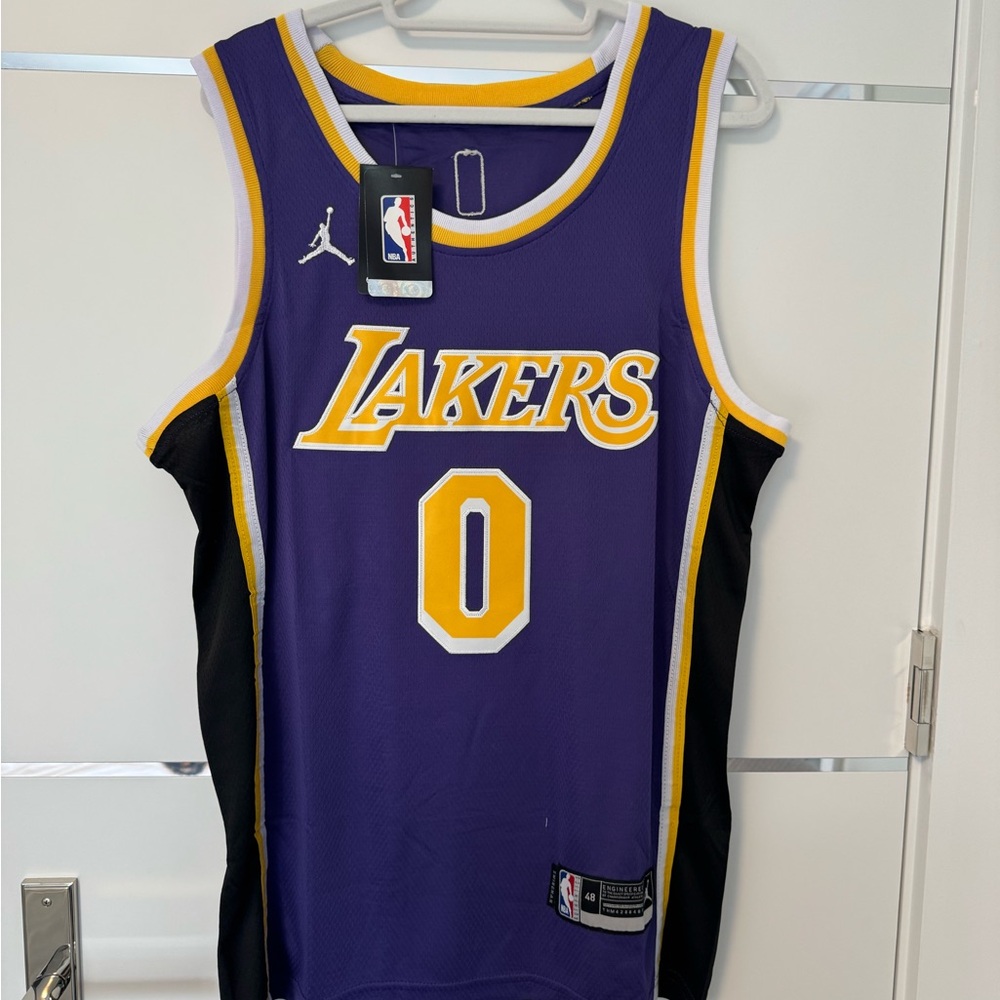 Nike Purple and Gold Lakers Jersey